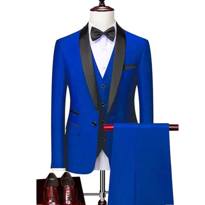 Men 3 Pieces Suit Set Men Wedding Suits Groom Tuxedos