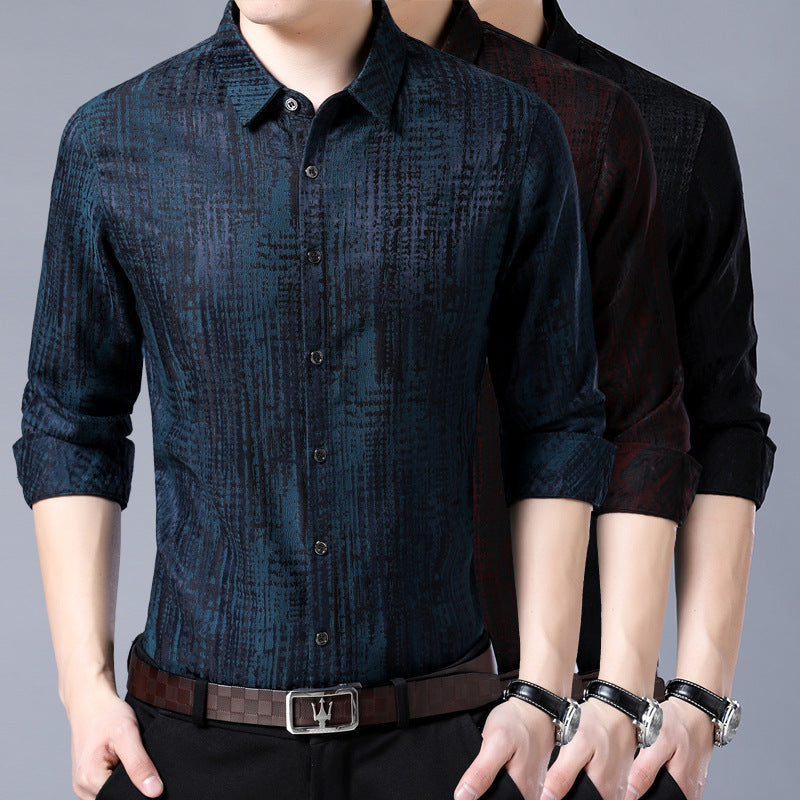 Woodpecker Men''s Fashion Long Sleeve Shirt Spring