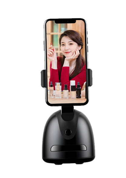 Mobile Phone Live 360-degree Follow-up Face Recognition Camera Vlog Comes With Fill Light AI Smart Cross-border