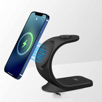 Vertical 3-in-1 Magnetic Wireless Charger