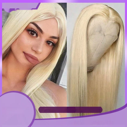 Real Human Hair Transparent Lace Full-head Wig Wig