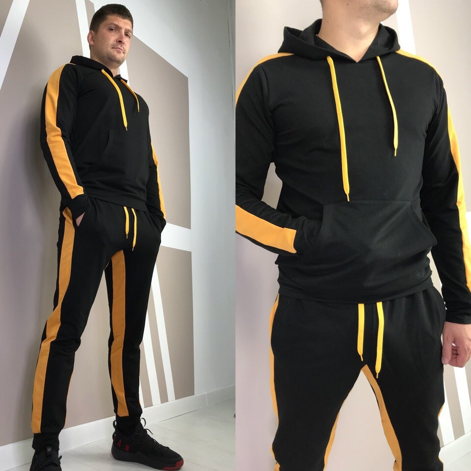 Fall sports suit men's plus size