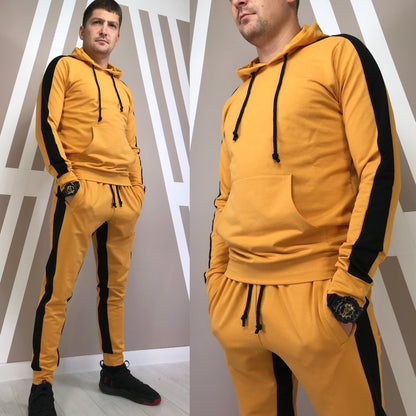 Fall sports suit men's plus size