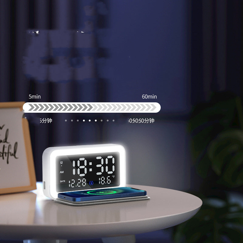 6-in-1 Wireless Charging Clock