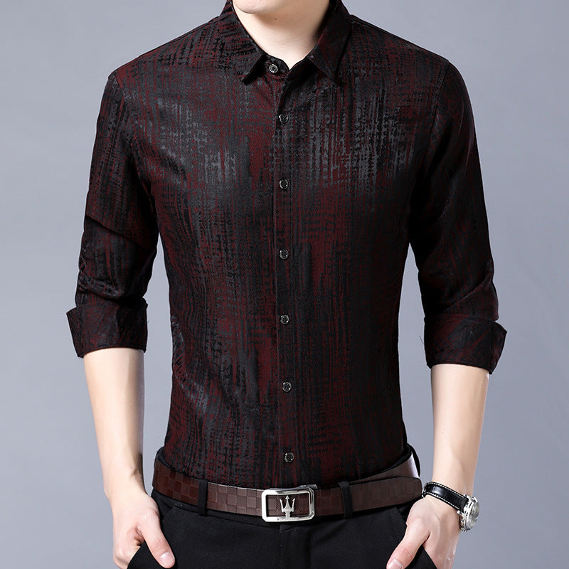 Woodpecker Men''s Fashion Long Sleeve Shirt Spring