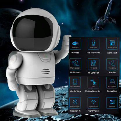 Astronaut Robot Security Camera