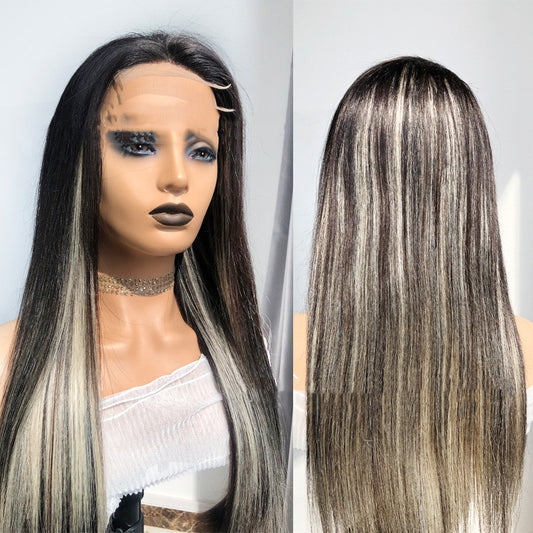 Reality Lace Headgear Straight & Body Wave Human Hair Wigs