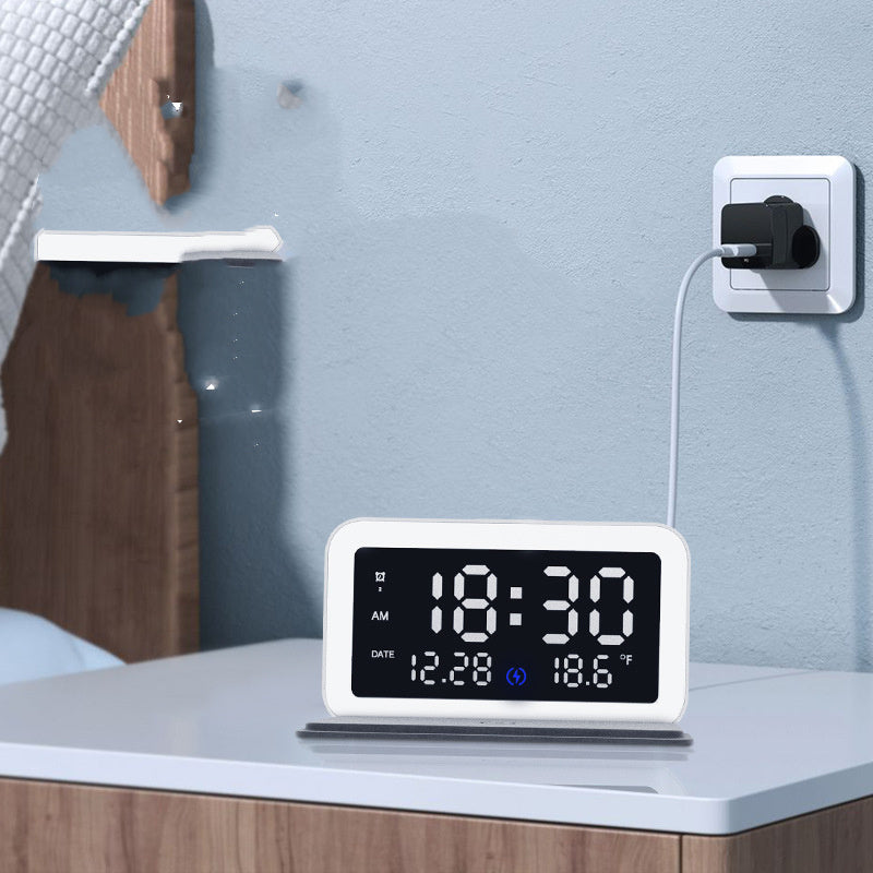 6-in-1 Wireless Charging Clock