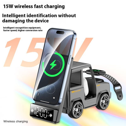 Creative 3-in-1 Desktop Wireless Charger