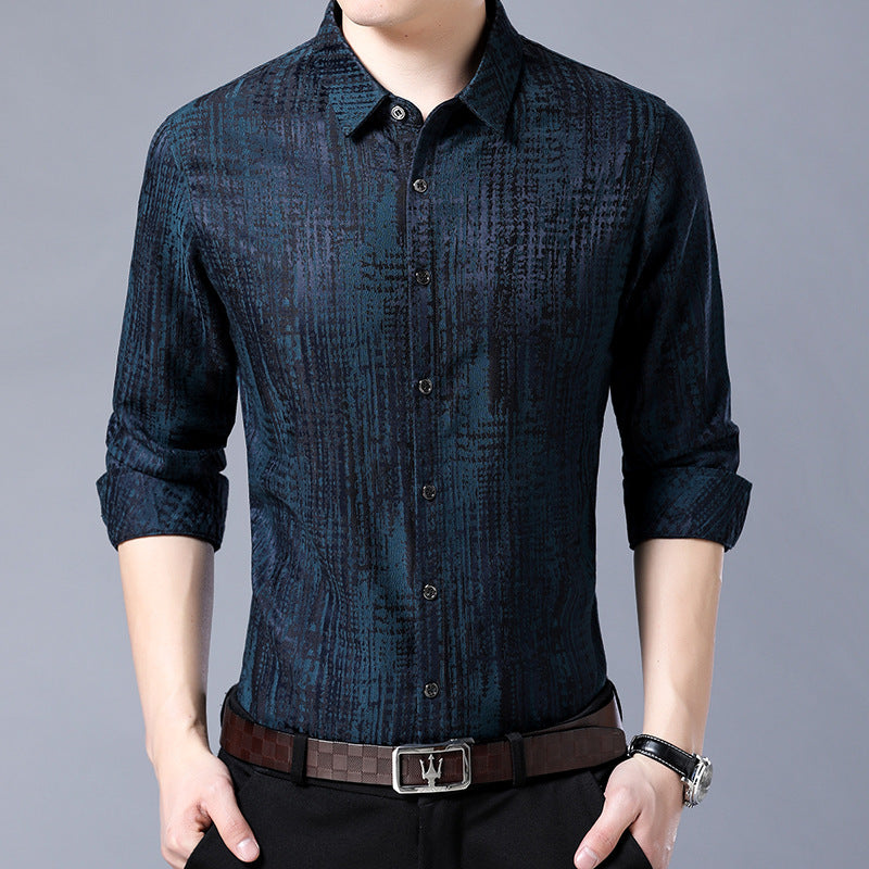 Woodpecker Men''s Fashion Long Sleeve Shirt Spring